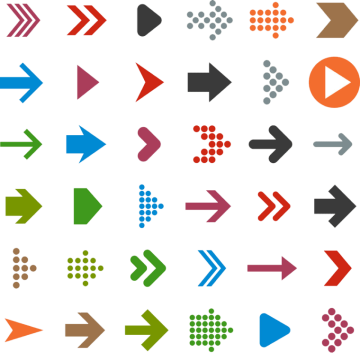 Arrow Icon, Arrow, infographic, 3d Arrows, black png