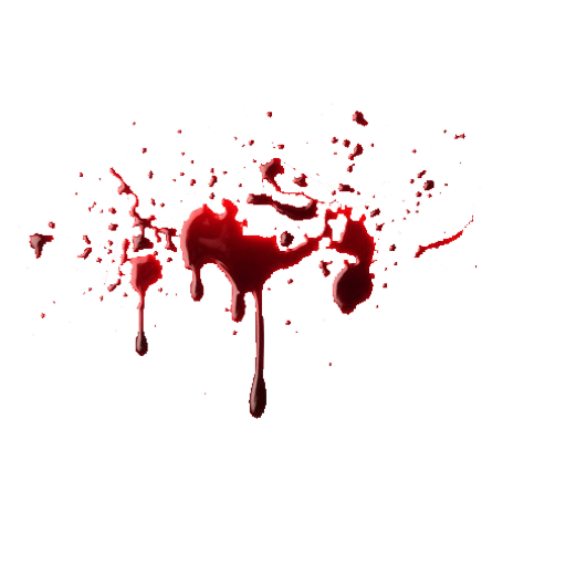 Blood splashed paint background png image