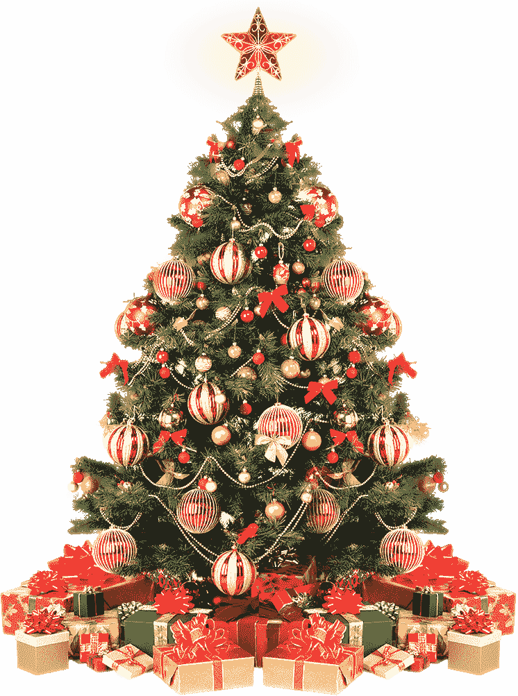 Christmas decoration tree, Christmas ornament gift tree