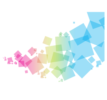 Colorful squares background png image