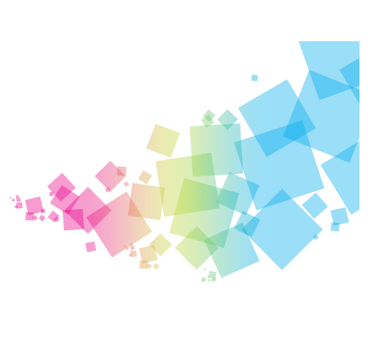 Colorful squares background png image