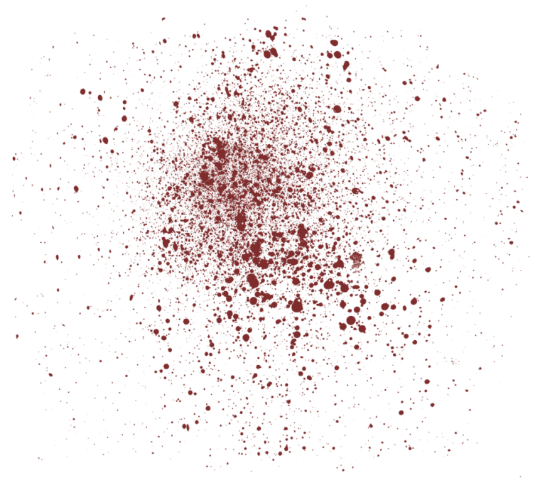 Crimson blood sprayed base material background png