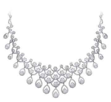 Diamond Necklace Jewelry Design, Charming Jewellery
