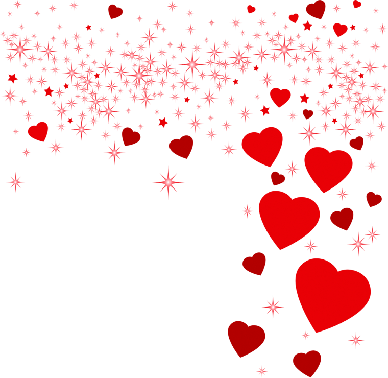 Heart Valentines Day, Floating hearts, red hearts, love