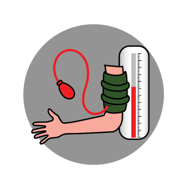 Hypertension blood pressure measurement png image