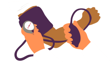 Hypertension blood pressure background png image