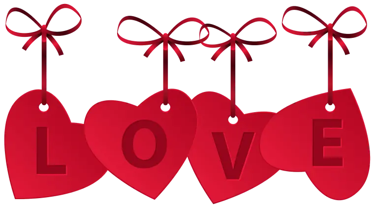 Love Heart, Hearts with Love Decoration, text, heart png