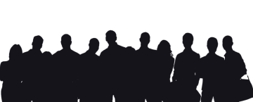 People silhouette illustration, Silhouette Shadow person