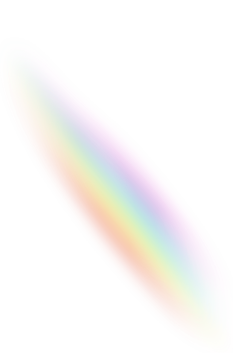 Rainbow light effects sky color background png image