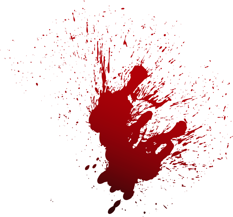 Red blood spray drop background png image