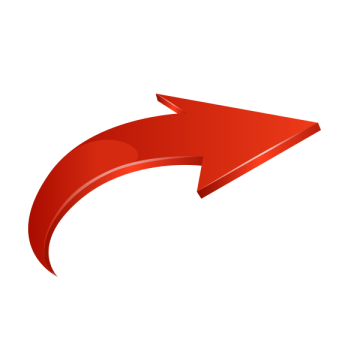 Red color arrow, angle arrow, arrow for text png
