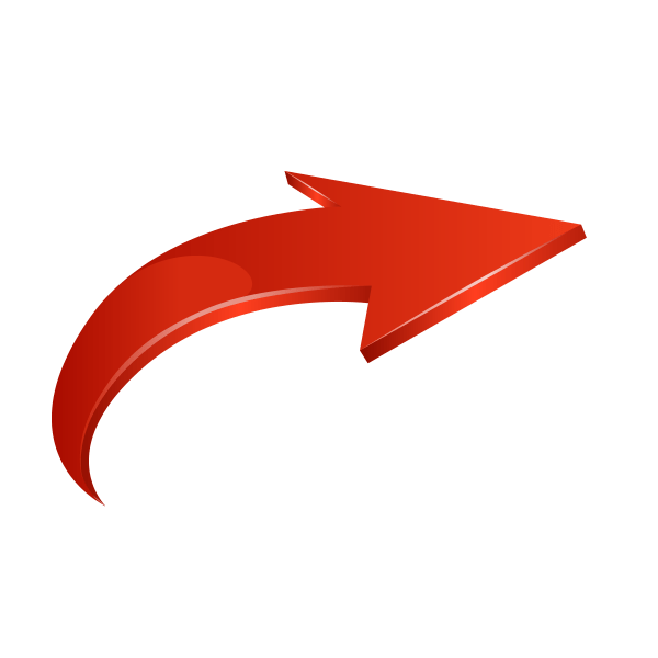 Red color arrow, angle arrow, arrow for text png