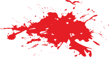 Scarlet and messy blood background png image