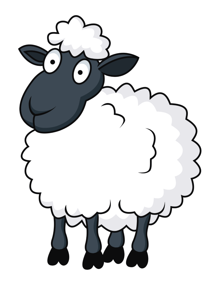 Sheep Cartoon background png image