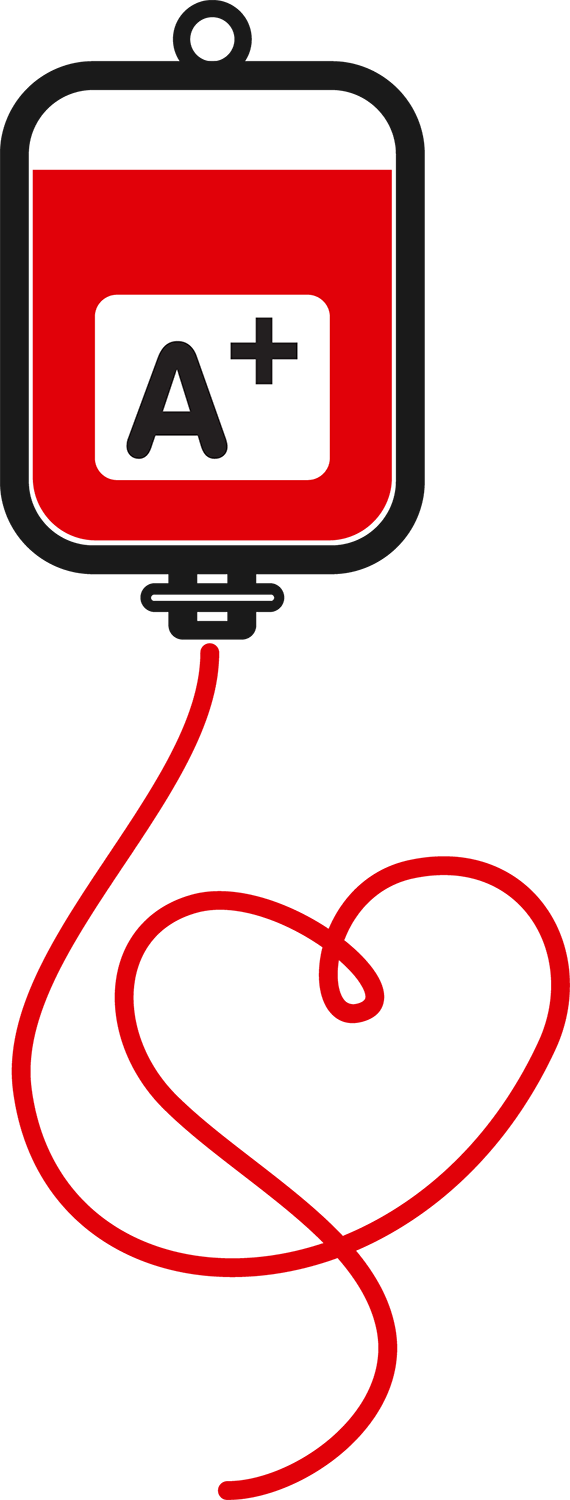 Simple blood donation bag background png image