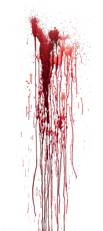 Splattered blood background png image