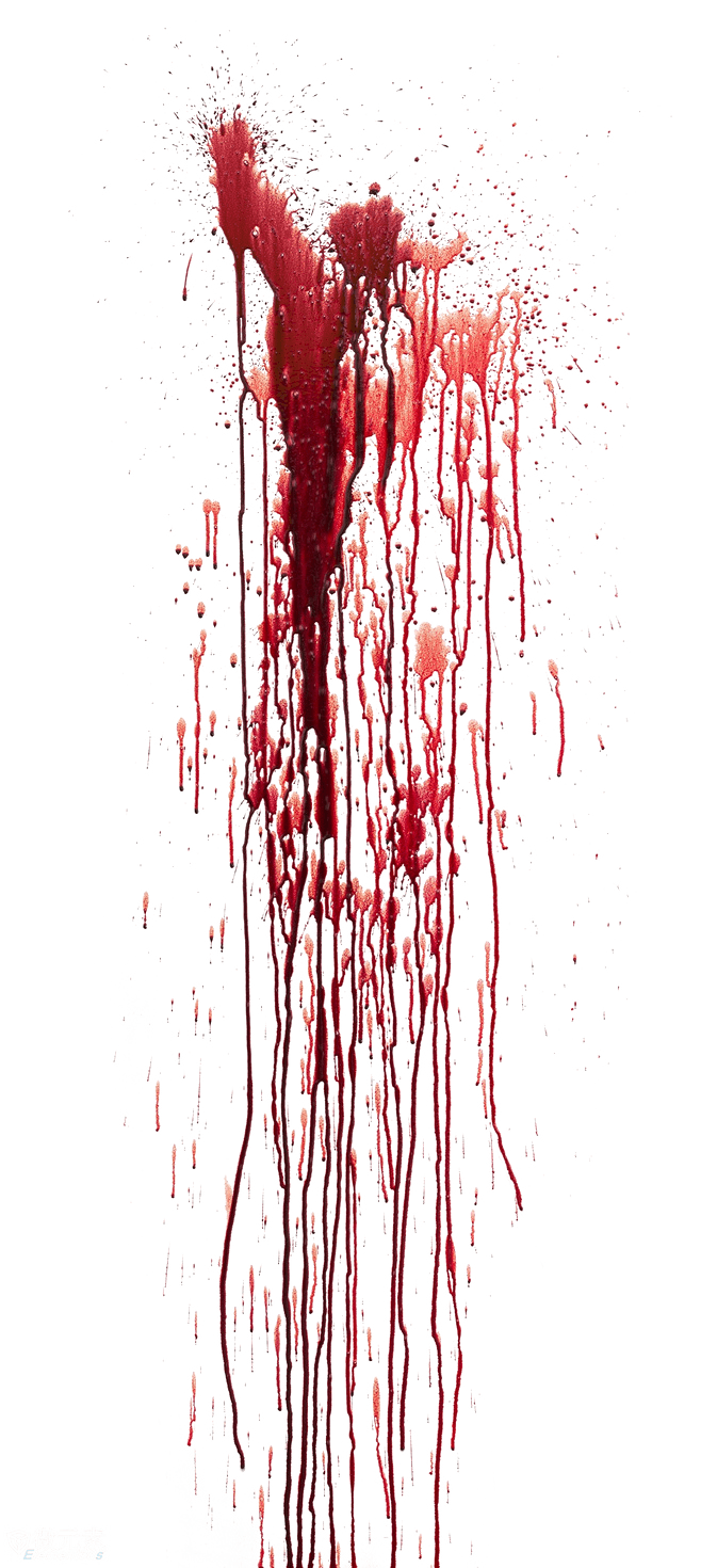 Splattered blood background png image