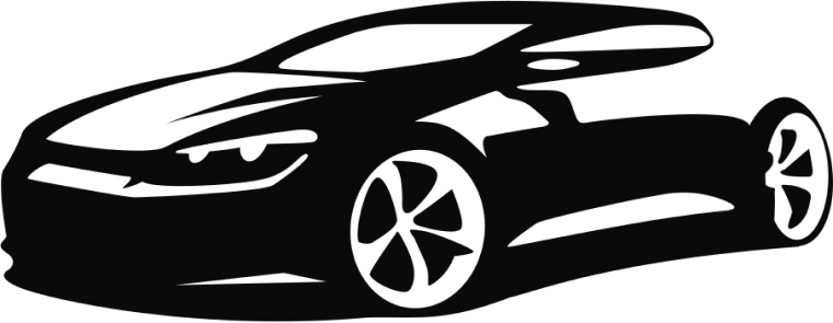 Sports Car Silhouette, car, compact car, monochrome, car png free download
