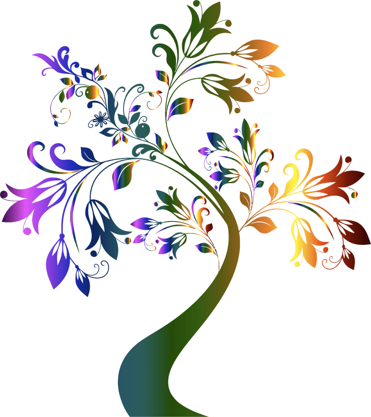 Tree Flower, tree, flower arranging, purple leaf