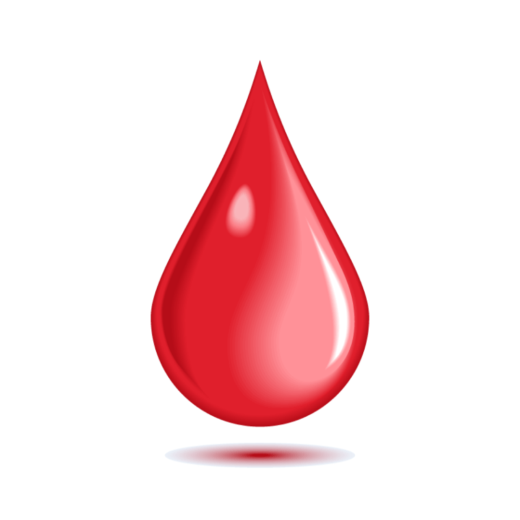 a drop of blood background png image