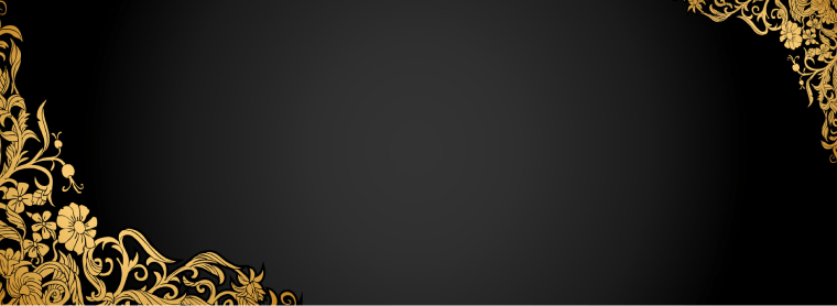 black banner gold pattern background png image