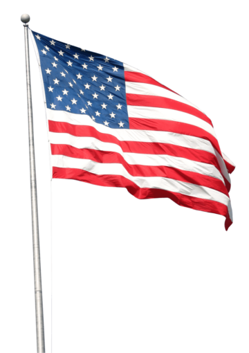 Flag of the USA, American Flag, Flag of the United States PNG Transparent background free for patriotic and educational designs