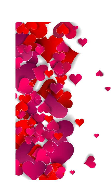 Heart Valentines Day, happy Birthday Vector Images.