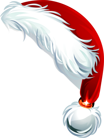 Christmas hat background png image