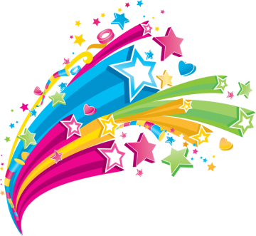 Color Star background png image
