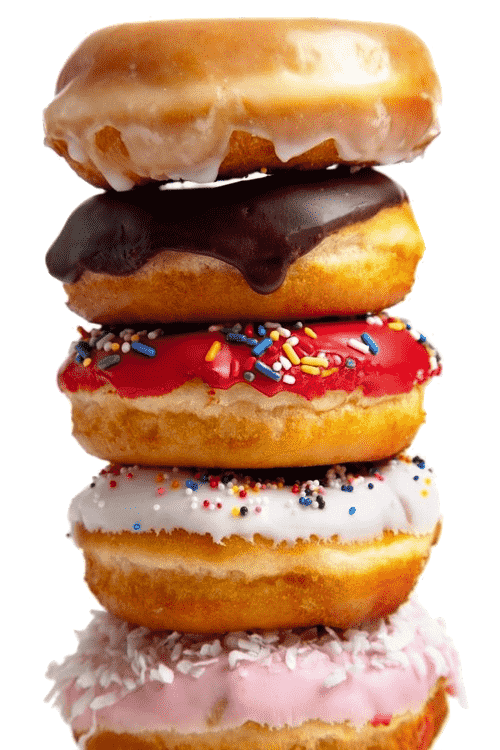 Dessert donuts fast food, junk food, baked goods, food