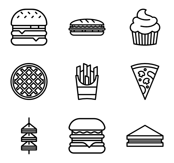 Fast food hamburger logo, cheeseburger junk food logo