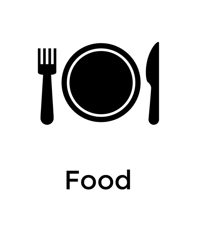 Fast food junk food signage symbol, food bussiness logo