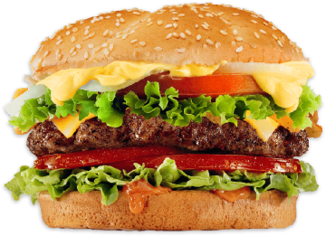 Hamburger, junk food fast food hamburger french fries
