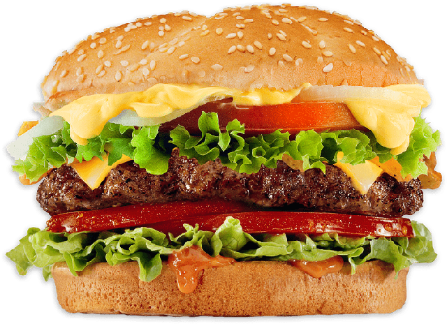 Hamburger, junk food fast food hamburger french fries