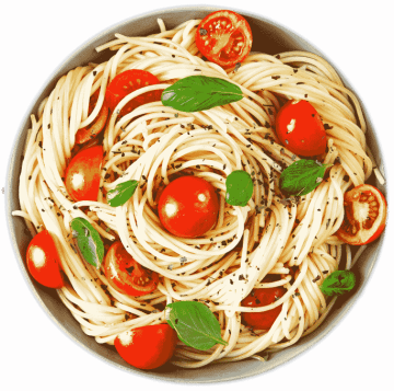 Italian cuisine pasta organic food of restaurant