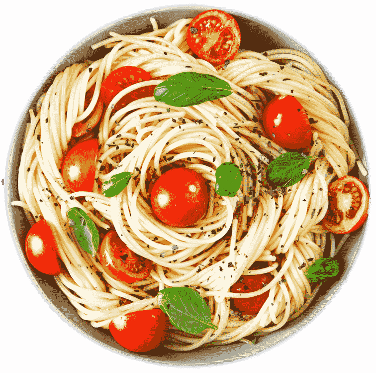 Italian cuisine pasta organic food of restaurant