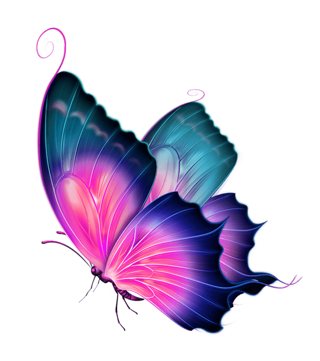 Multicolored butterfly illustration, Watercolor Butterfly