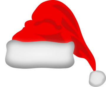 Santa Cap background png image