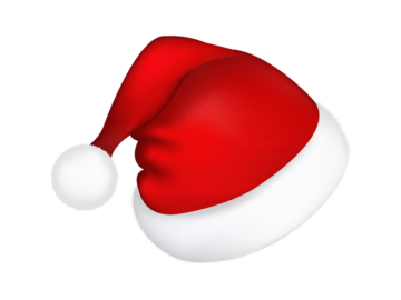 Santa Claus Christmas Day Hat background png image