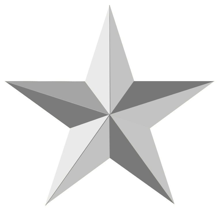 Silver Star background png image