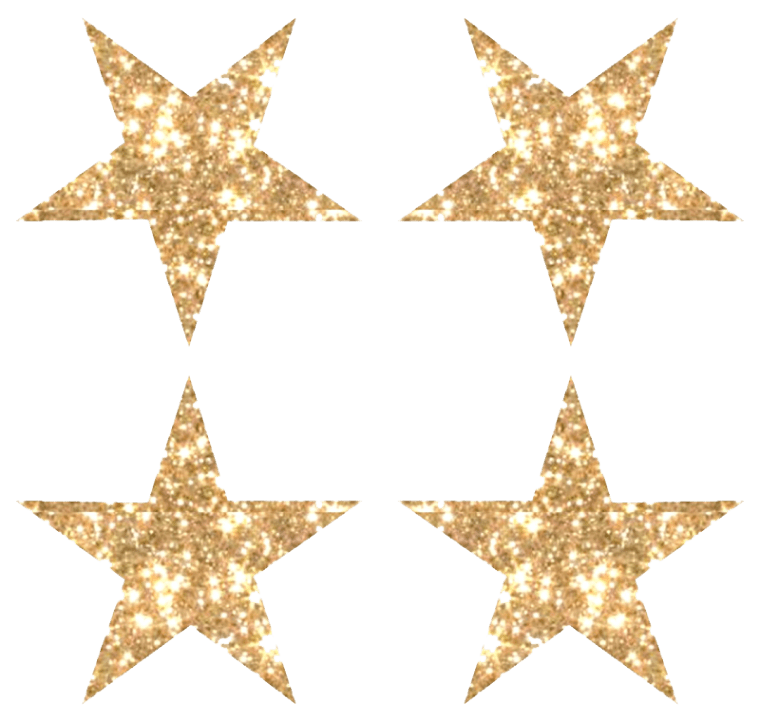 Star Glitter Gold background png image