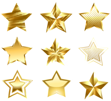 Star Gold Diagram background png image