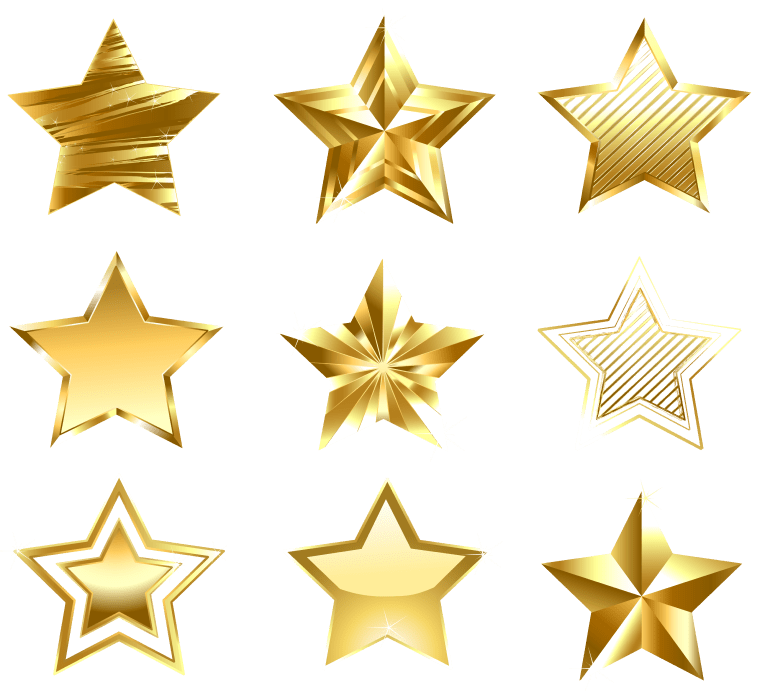 Star Gold Diagram background png image