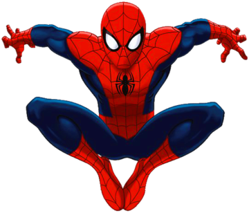 blue and red Spider-Man background png image