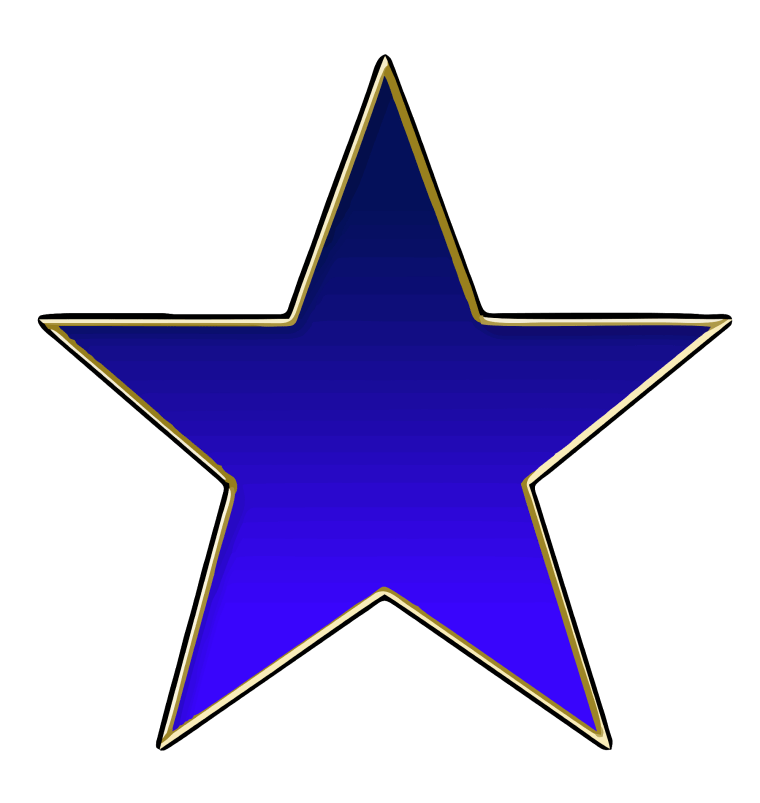 blue star frames background png image