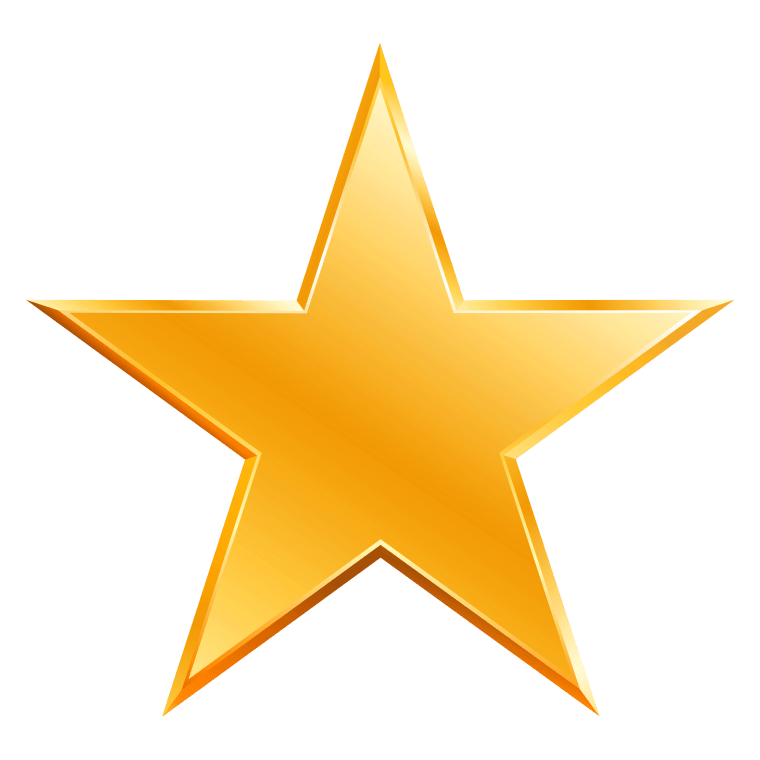 gold star background png image