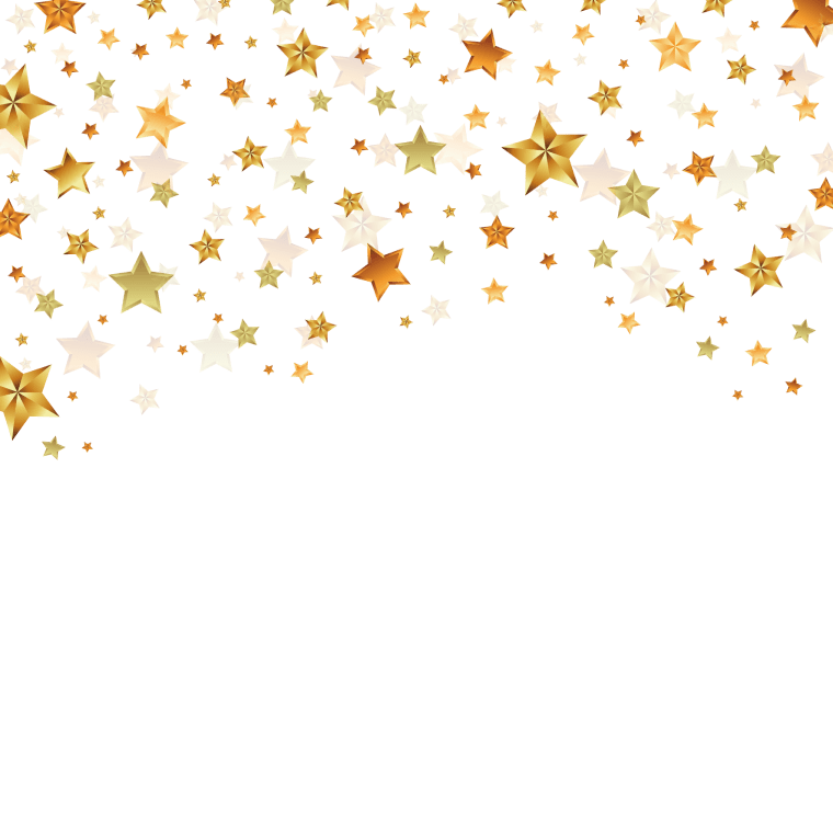 golden stars background png image