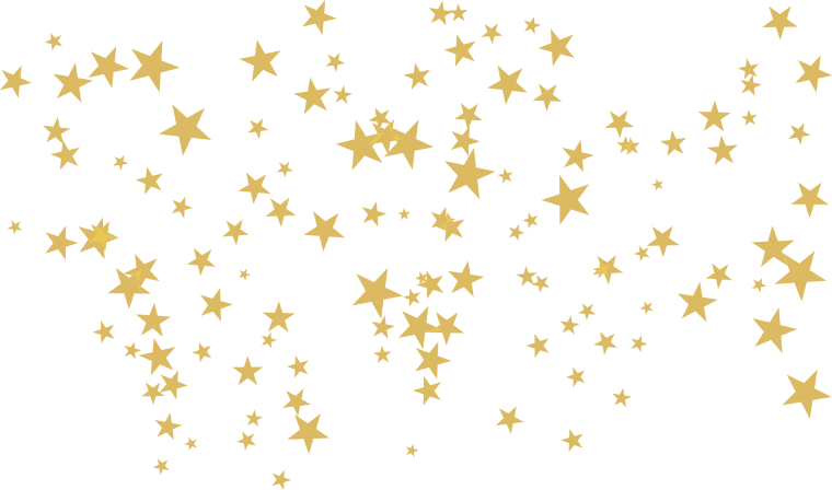 hand-painted stars background png image