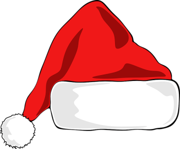 santa claus hat background png image