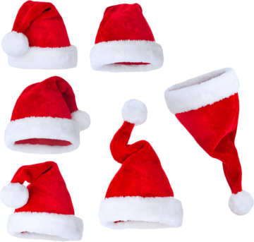 santa suit cap background png image